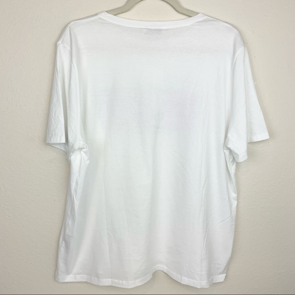 Zara Lovely Summer Mood Graphic Tee Shirt Iridescent Shine Cotton Vacation - Picture 4 of 7